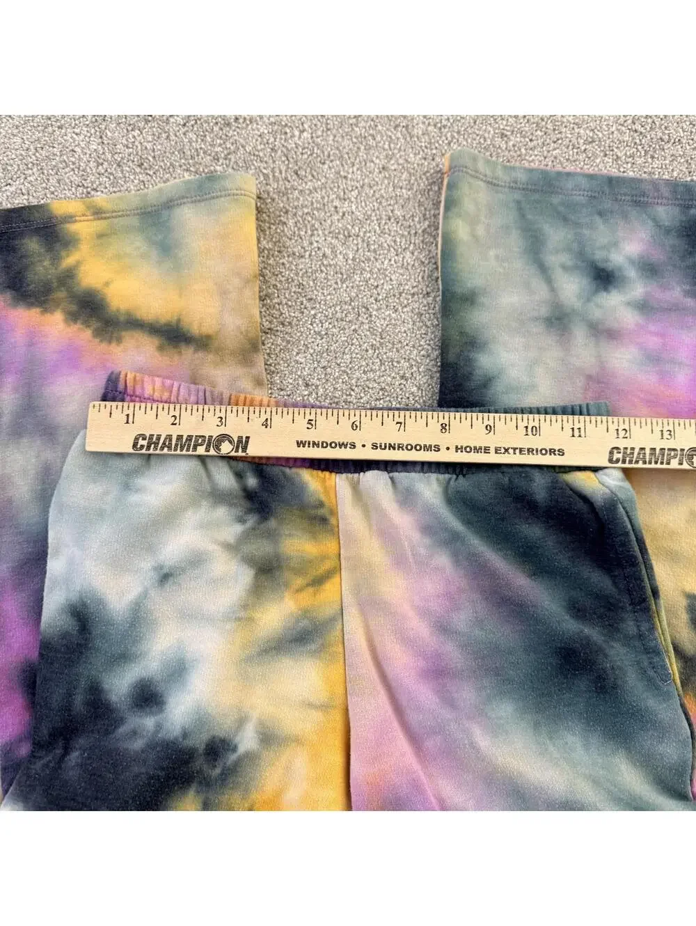 Art Class Girls M(7/8) Tie-Dye Flare Sweatpants Pull on Pants (Flaw Noted)